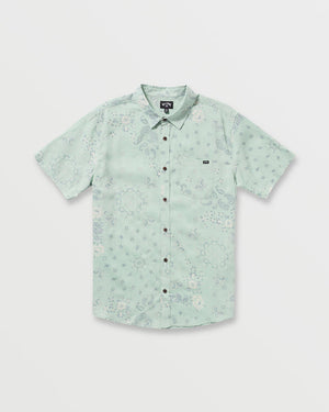 Billabong Sundays S/S Shirt-Mist Green