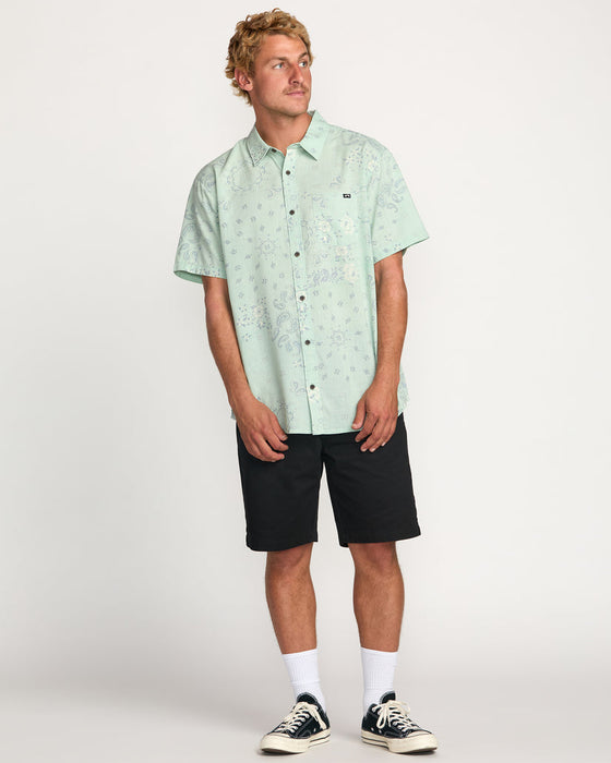 Billabong Sundays S/S Shirt-Mist Green