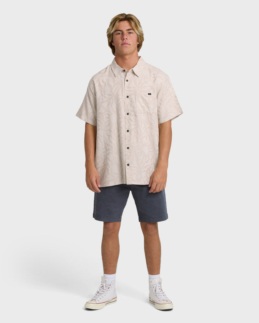 Billabong Sundays Jacquard S/S Shirt-Ash