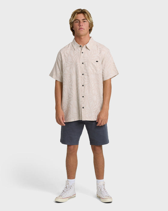 Billabong Sundays Jacquard S/S Shirt-Ash