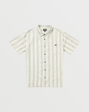 Billabong Sundays Jacquard S/S Shirt-Silver