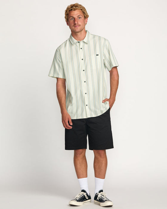 Billabong Sundays Jacquard S/S Shirt-Silver