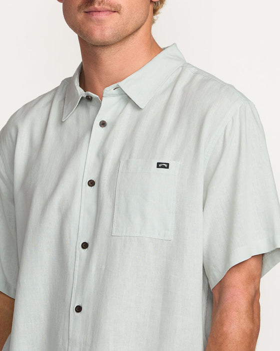 Billabong Ricardo S/S Shirt-Ash Blue