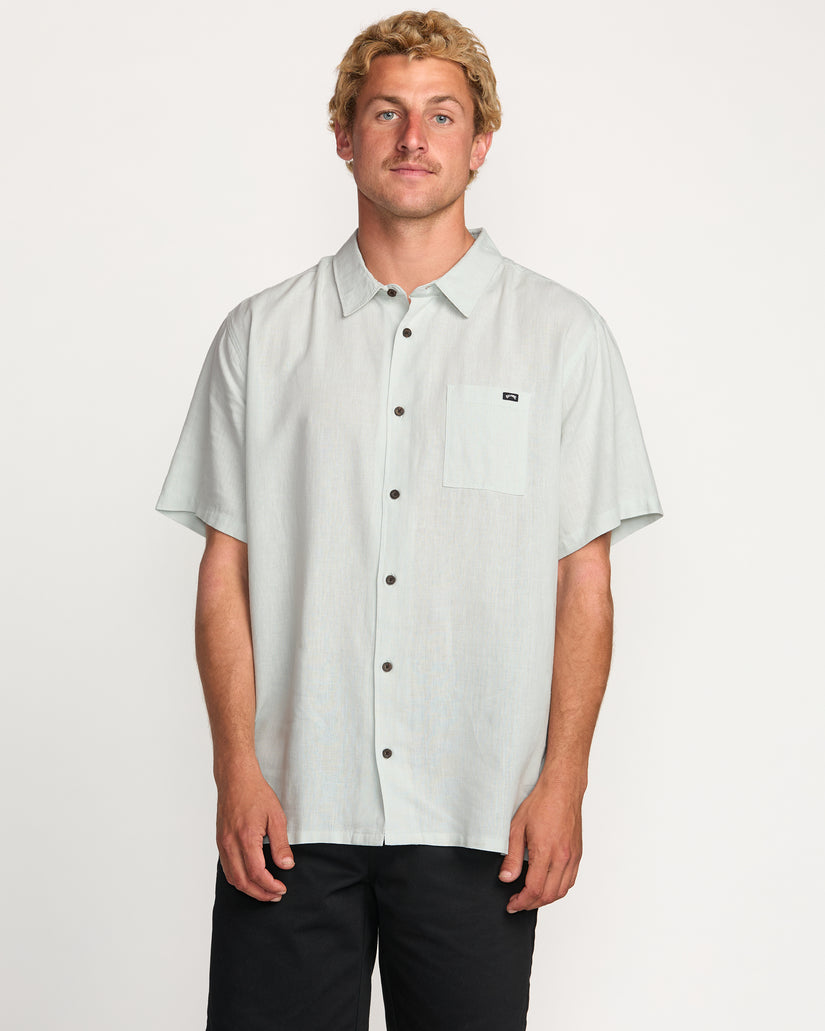 Billabong Ricardo S/S Shirt-Ash Blue