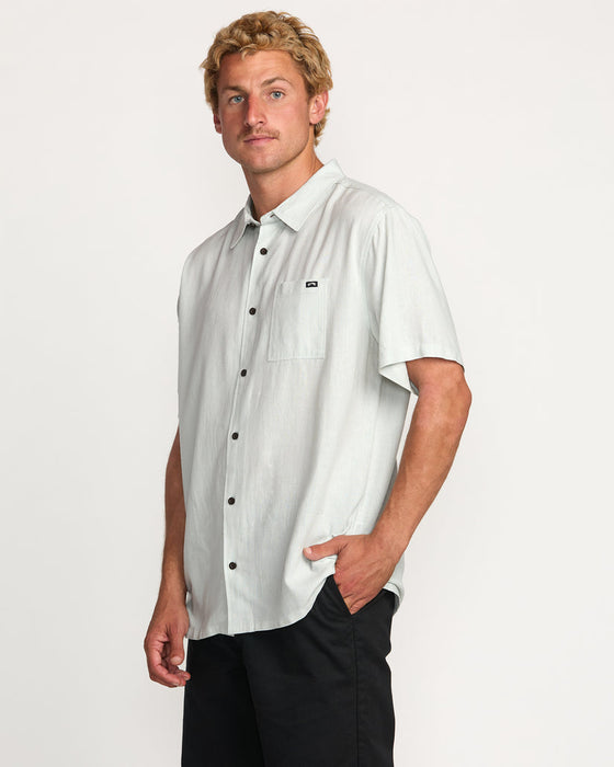 Billabong Ricardo S/S Shirt-Ash Blue