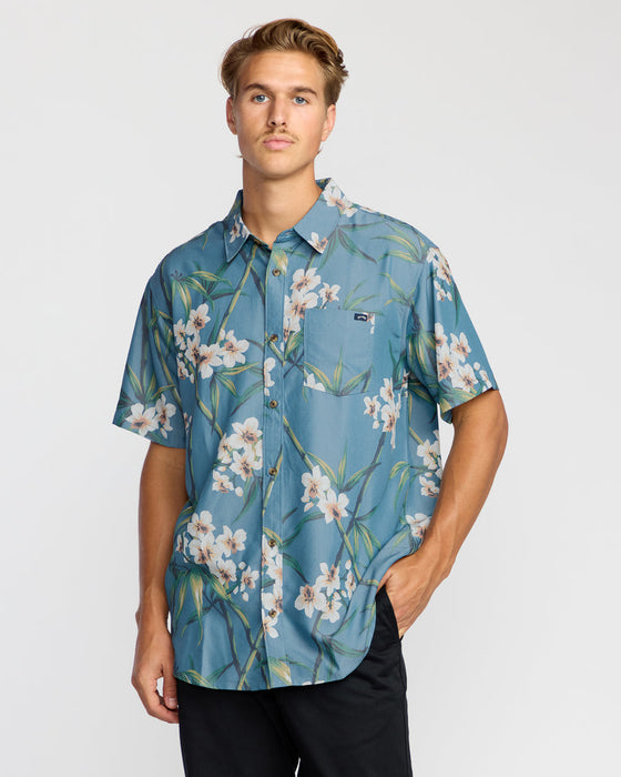 billabong dress shirt Mens Button Down Shirts