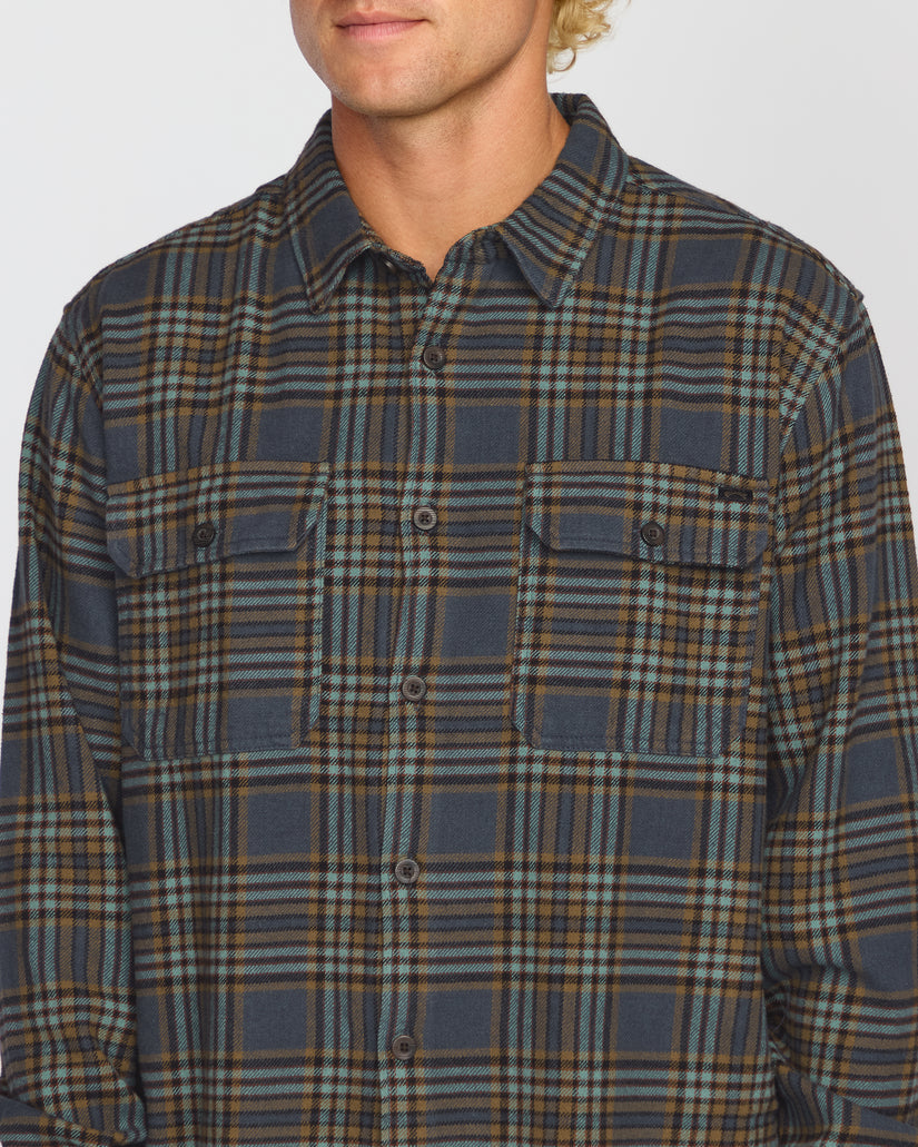 Billabong Offshore Flannel L/S Shirt-Midnight