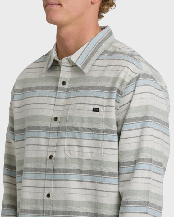 Billabong Coastline Flannel L/S Shirt-Chino