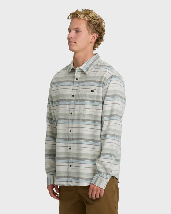 Billabong Coastline Flannel L/S Shirt-Chino