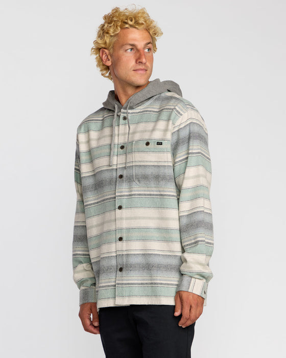 Billabong Baja Flannel L/S Shirt-Oatmeal