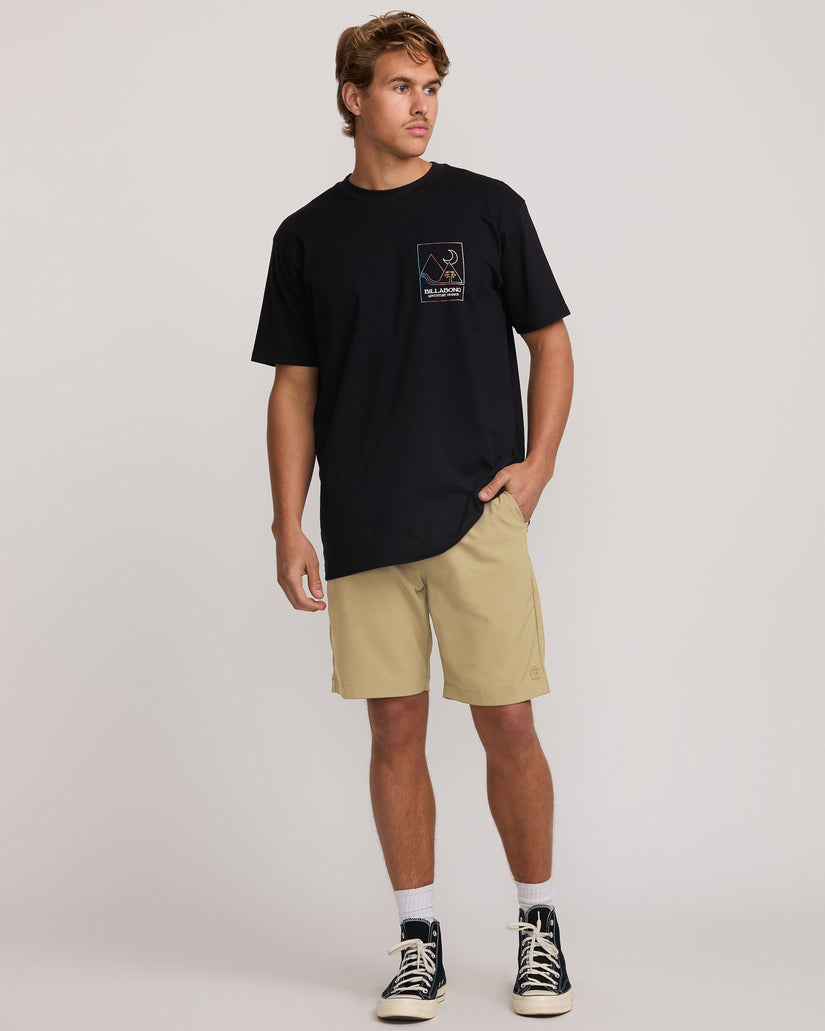 Billabong Surftrek Journey Hybrid Shorts-Gravel