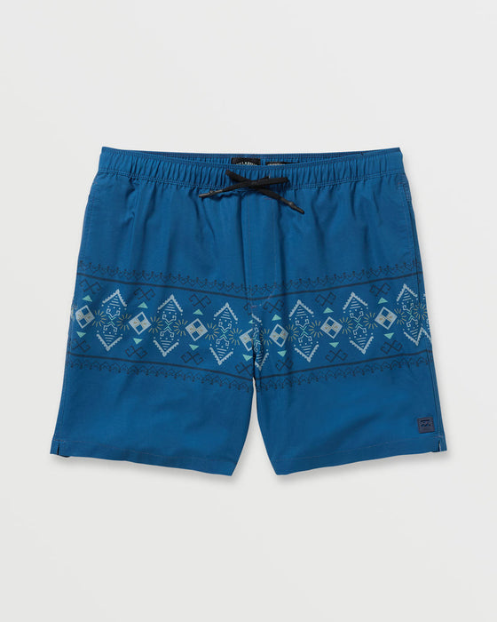 Billabong Surftrek Elastic Boardshorts-Deep Blue