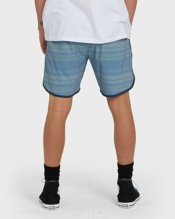Billabong Surftrek Transit Elastic Shorts-Mid Blue