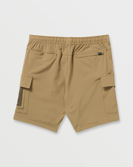 Billabong Surftrek Cargo Hybrid Shorts-Gravel