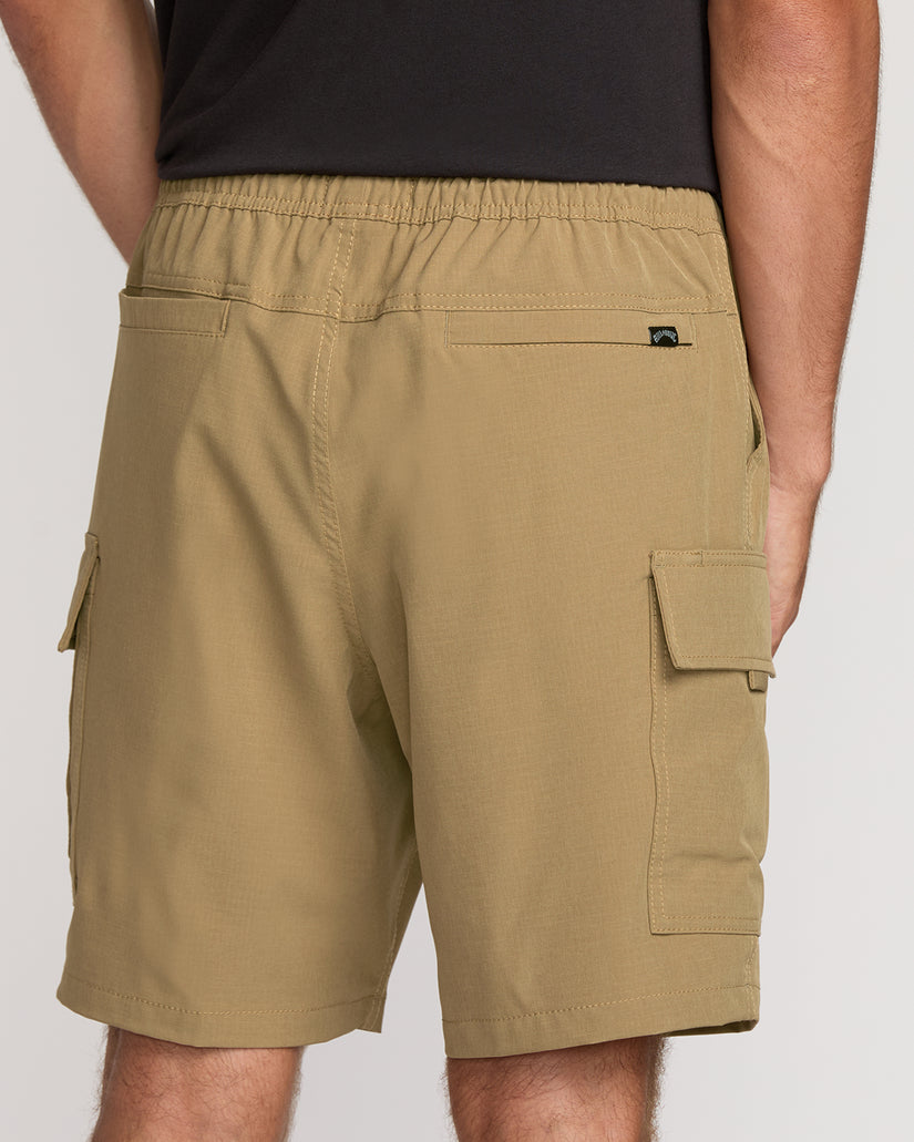 Billabong Surftrek Cargo Hybrid Shorts-Gravel