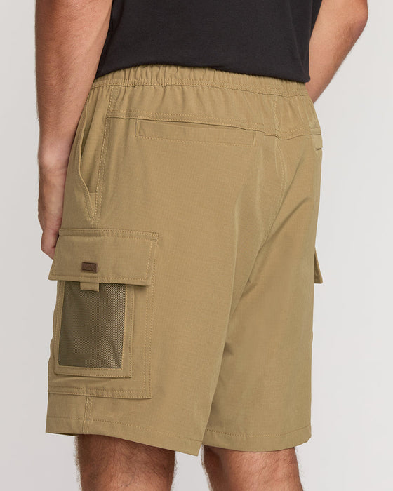 Billabong Surftrek Cargo Hybrid Shorts-Gravel