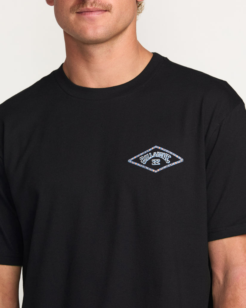 Billabong Diamond Arch Premium Tee-Black