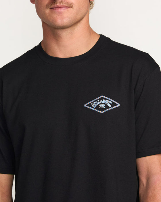 Billabong Diamond Arch Premium Tee-Black