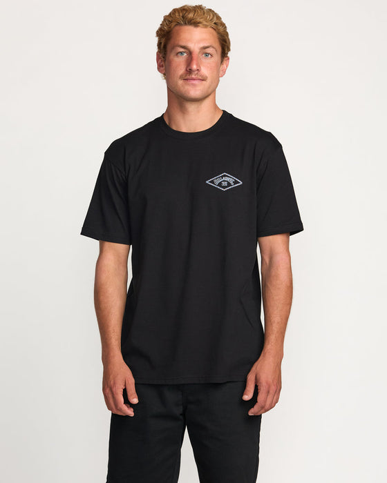 Billabong Diamond Arch Premium Tee-Black