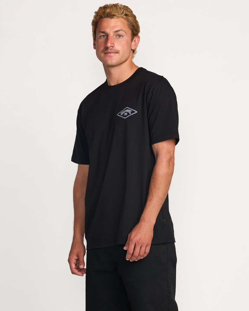 Billabong Diamond Arch Premium Tee-Black