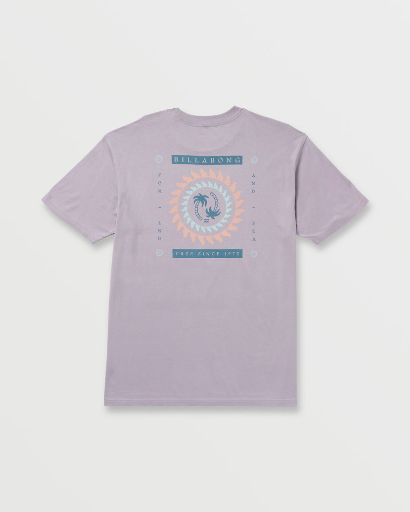 Billabong Spun Out Premium Tee-Light Purple