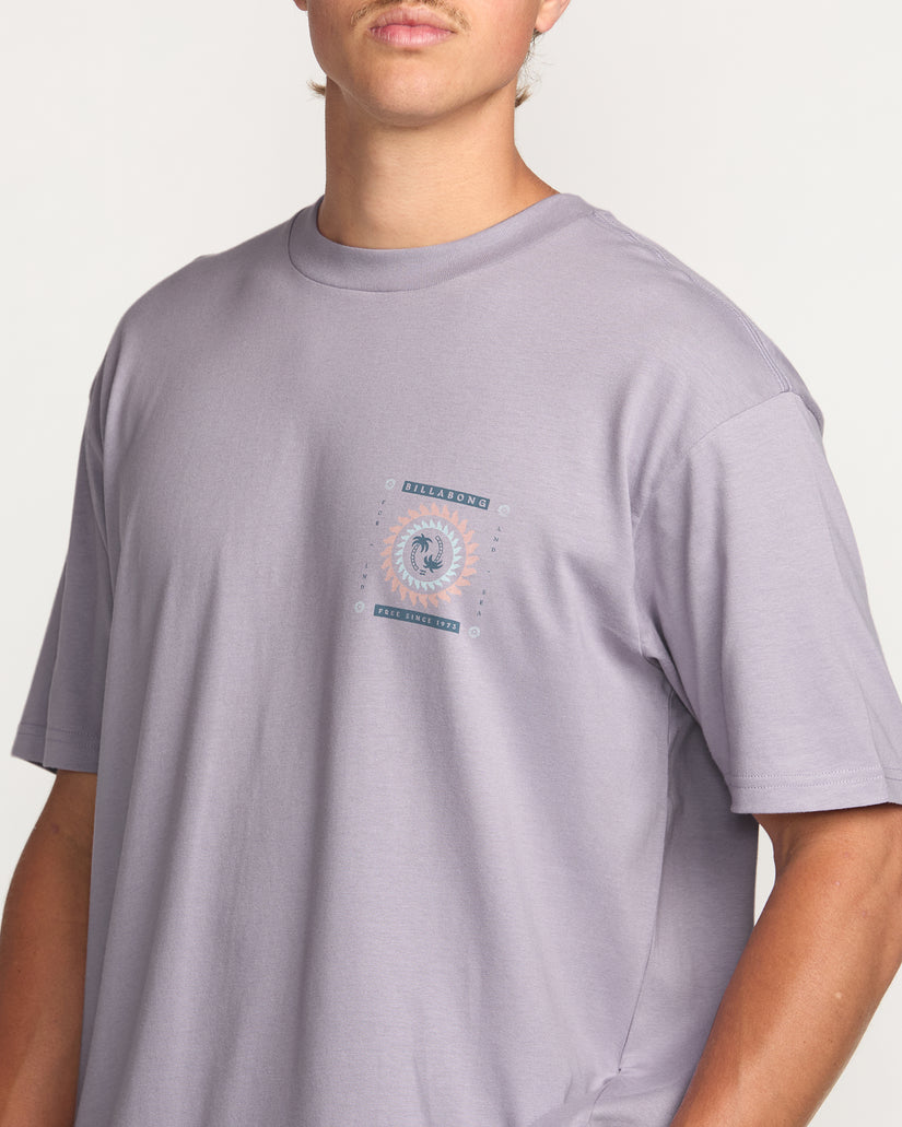 Billabong Spun Out Premium Tee-Light Purple