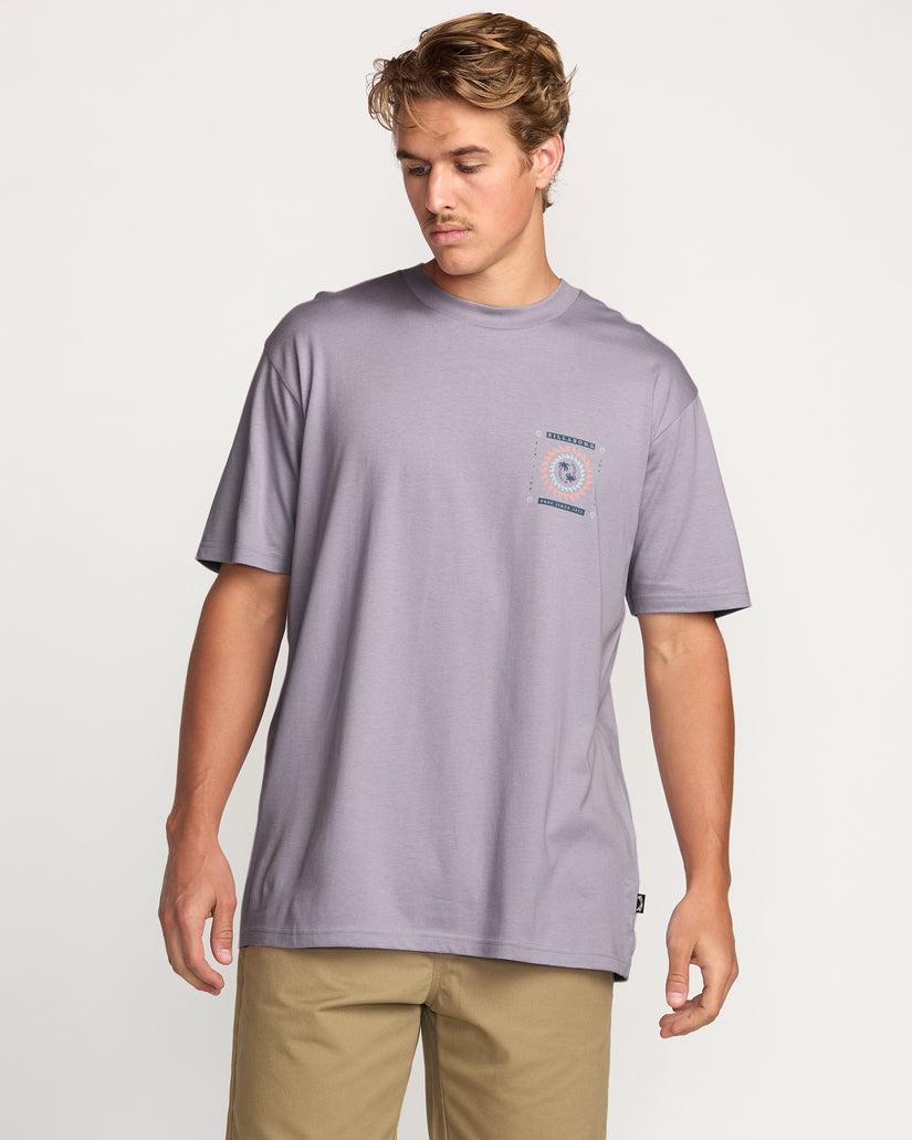 Billabong Spun Out Premium Tee-Light Purple