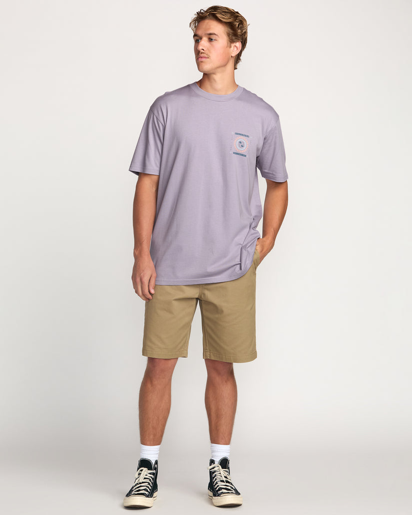 Billabong Spun Out Premium Tee-Light Purple
