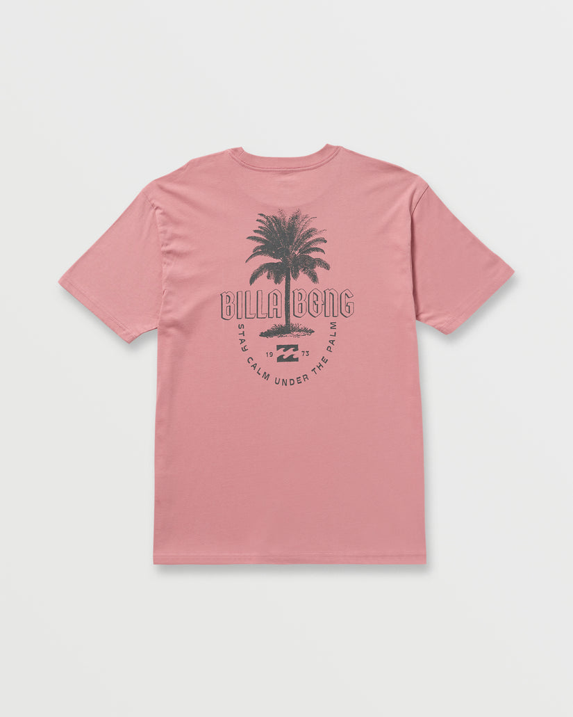 Billabong Calm Palm Premium Tee-Dusty Pink