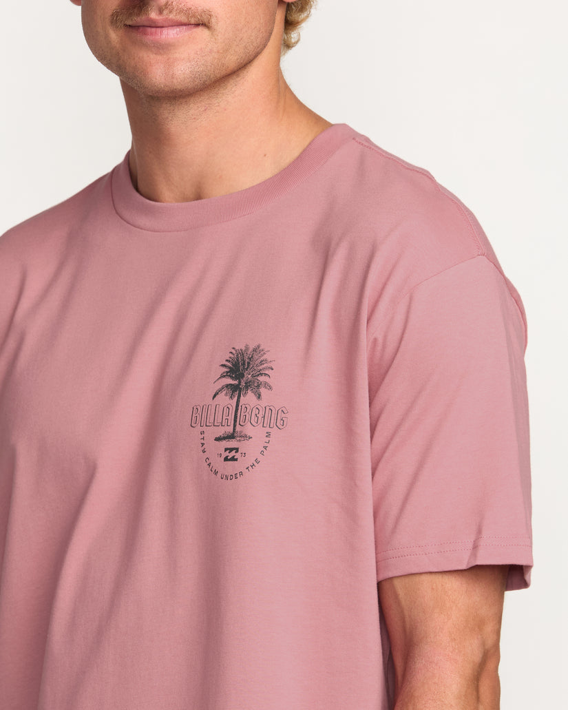 Billabong Calm Palm Premium Tee-Dusty Pink