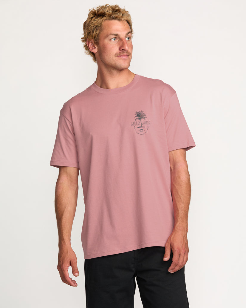 Billabong Calm Palm Premium Tee-Dusty Pink
