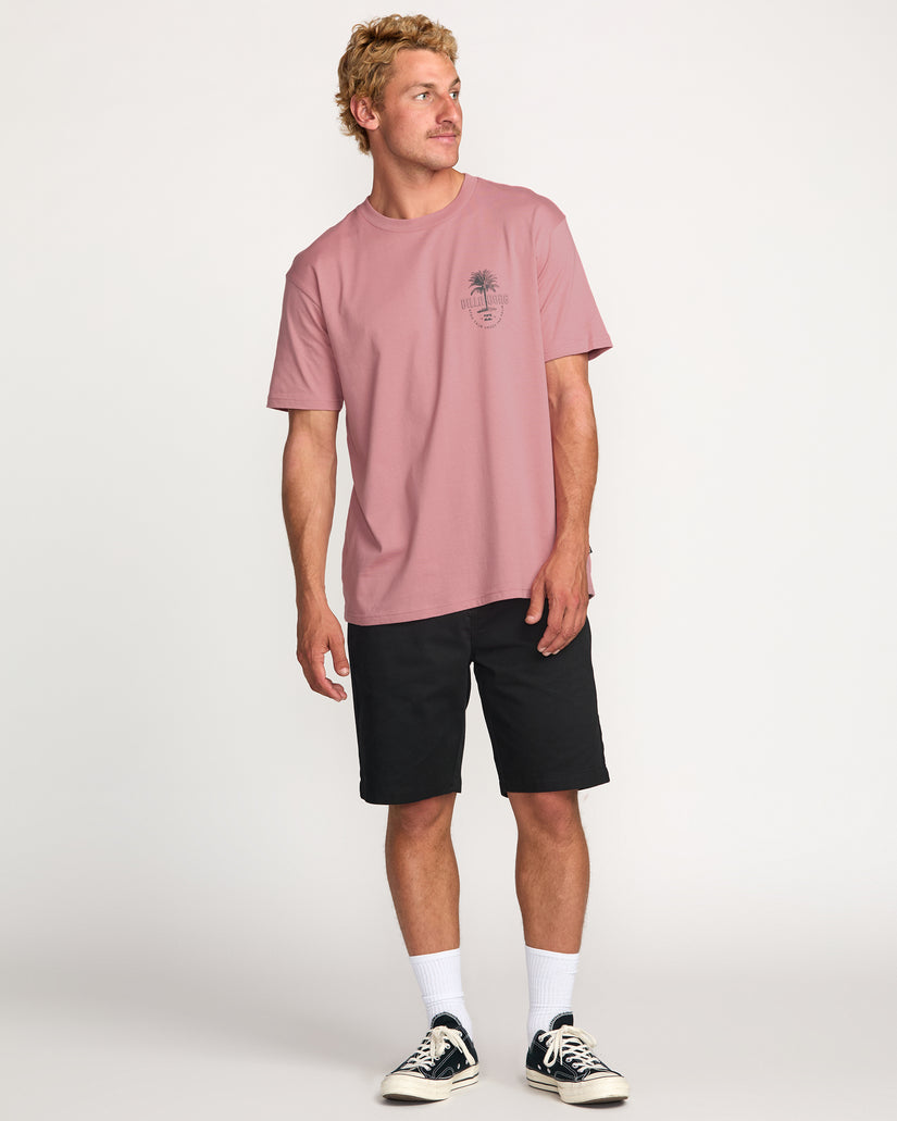 Billabong Calm Palm Premium Tee-Dusty Pink