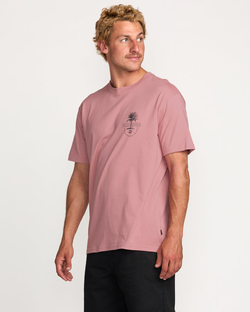 Billabong Calm Palm Premium Tee-Dusty Pink