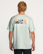 Billabong Segment Regular Tee-Ash Blue