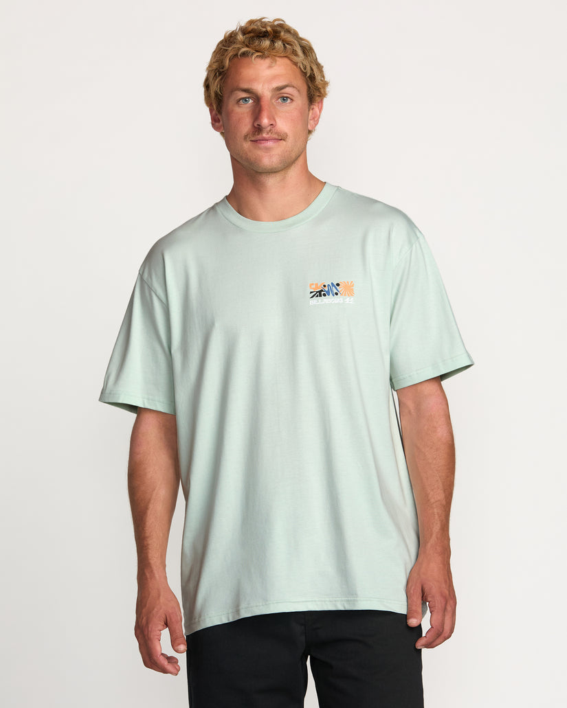 Billabong Segment Regular Tee-Ash Blue