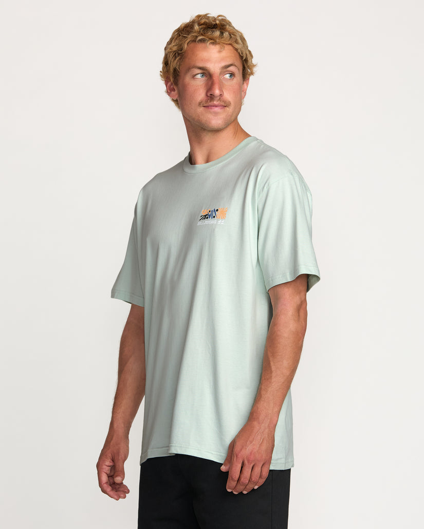Billabong Segment Regular Tee-Ash Blue