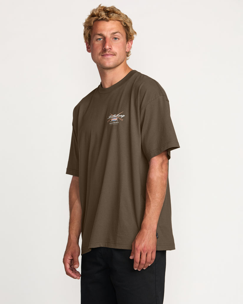 Billabong Crossboards OG Tee-Brown