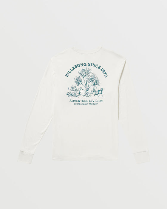 Billabong Dusty Road Adiv L/S Tee-Off White