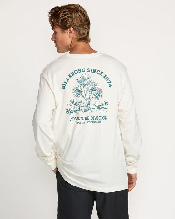 Billabong Dusty Road Adiv L/S Tee-Off White
