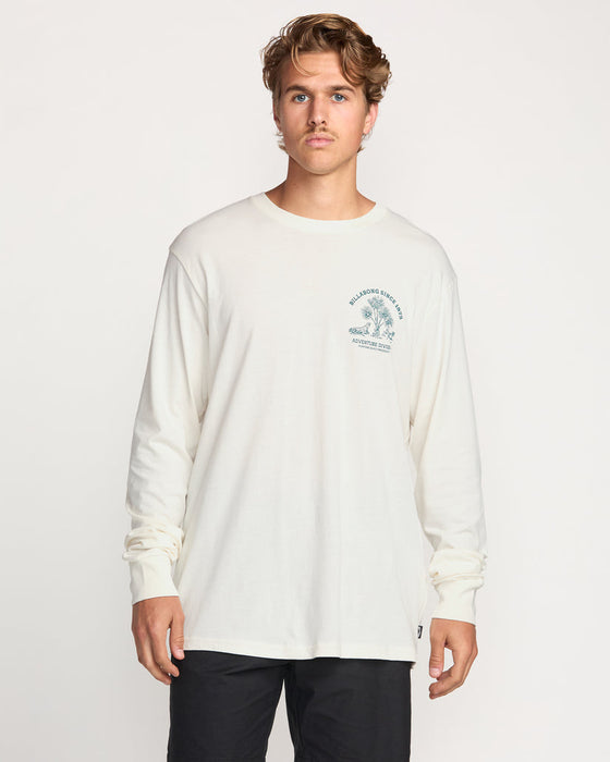 Billabong Dusty Road Adiv L/S Tee-Off White