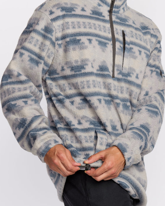 Billabong Boundary Mock Sweatshirt-Alloy