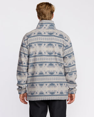 Billabong Boundary Mock Sweatshirt-Alloy