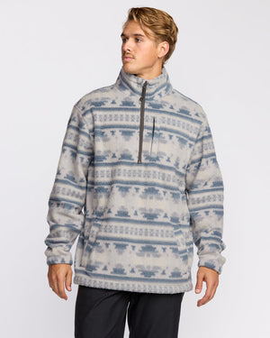 Billabong Boundary Mock Sweatshirt-Alloy