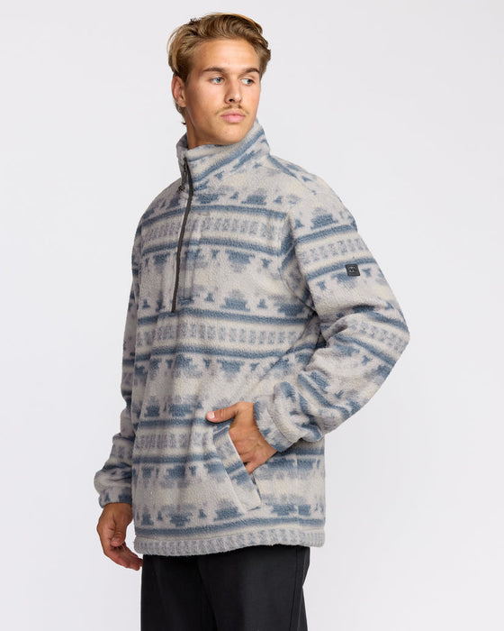 Billabong Boundary Mock Sweatshirt-Alloy