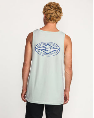 Billabong Diamond Vision Premium Tank-Ash Blue