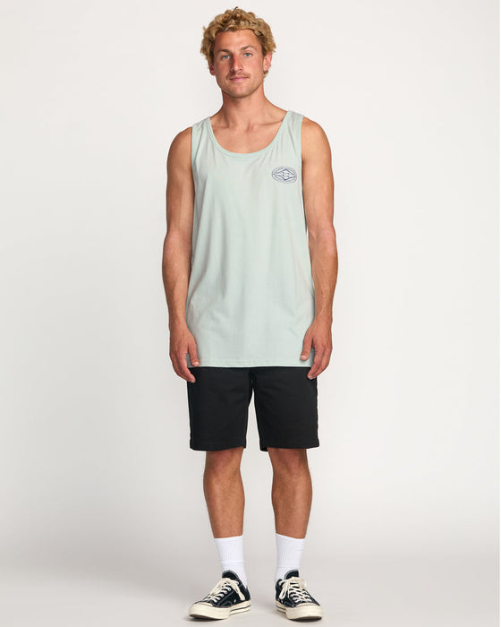 Billabong Diamond Vision Premium Tank-Ash Blue