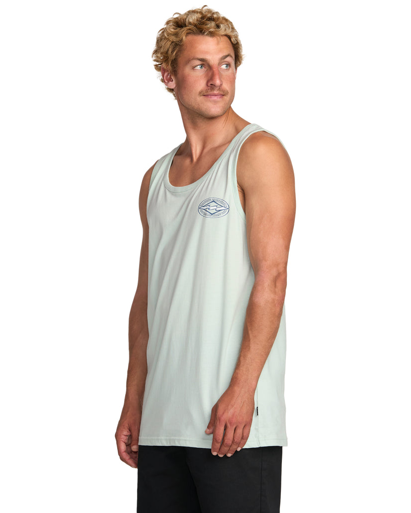 Billabong Diamond Vision Premium Tank-Ash Blue