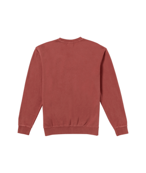 Billabong Wave Washed Crew Sweatshirt-Dusty Red