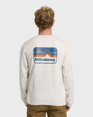 Billabong Compass Crew Sweatshirt-Oatmeal Heather
