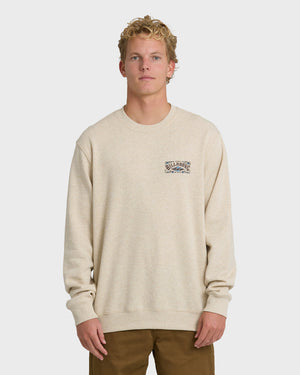 Billabong Short Sands Crew Sweatshirt-Oatmeal Heather